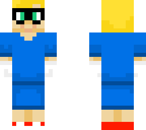 basic blue tee +gloves