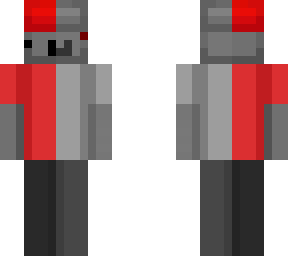 cosmetic smiley gamer (half red & half robot edition)