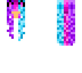 Cotton Candy Hair base | Minecraft Skin