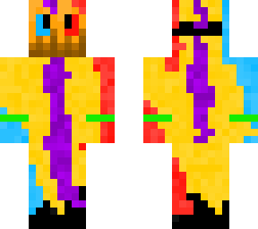 glitchy posessed statue