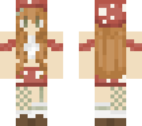 mushrrom outfit girl