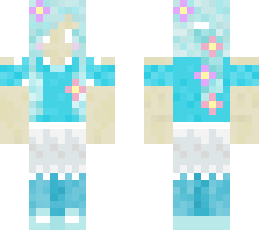 blue girl
