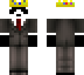 panda with suit