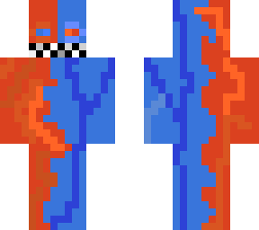 red and blue