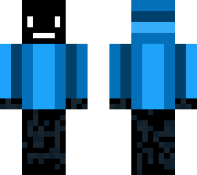 blue hoodie