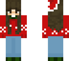 christmas sweater girl