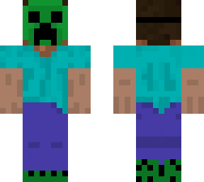 creeper mask and crocs (edit from dom999333)