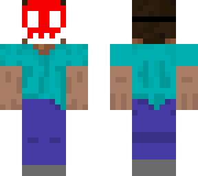 evil red mask