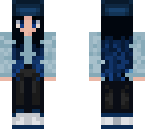 girl in blue beanie