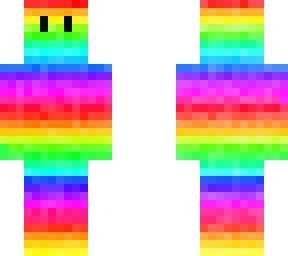 rainbow guy with no hair