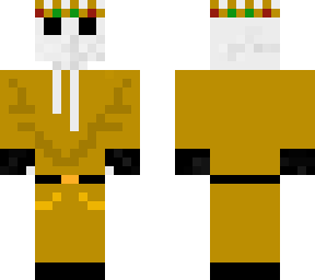 skeleton with a crown