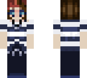 blue white gothic vibe