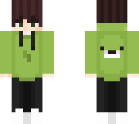 green hoodie men