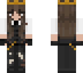 girl in a suit with a crown