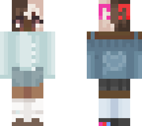 will finish later ? or make a different one idk i just want a new mc skin