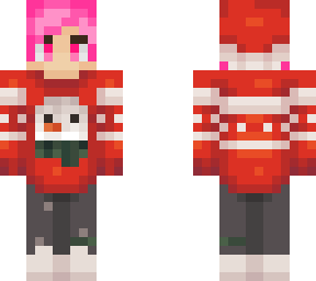 pink christmas boy