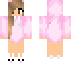 bunny slipper pajamas! blonde girl