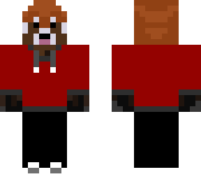 casual red panda