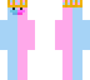 pink blue duck
