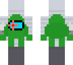 pov: the green imposter is about to kill you (pixel art)