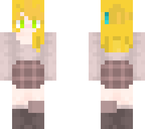 chica rubia cute