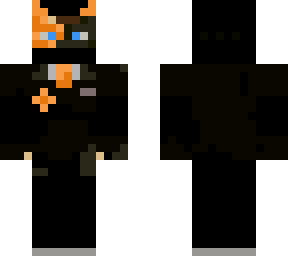 orange & black mask