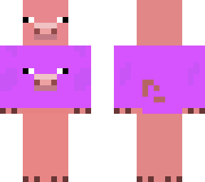 pig skin x purple pullover