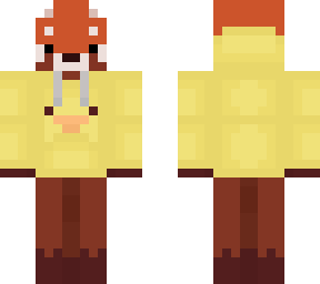 red panda in duck hoodie
