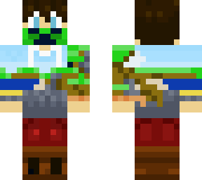biome's hoodie boy with creeper mask