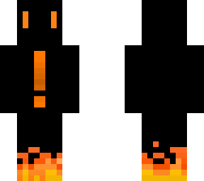 on fire