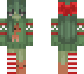 cute x mas goblin girl