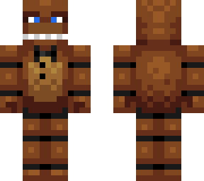 freddy fazbear w/ no front mouth ear and hat