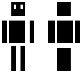 white black