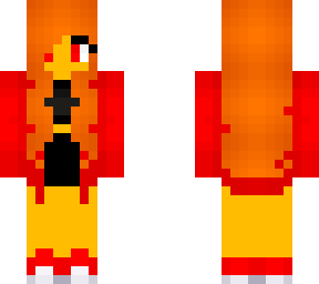 female - red coat
