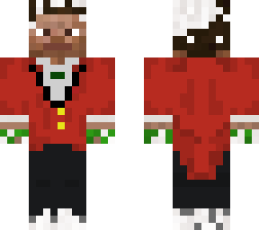 festive steve in a tuxedo