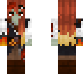 fire zombie