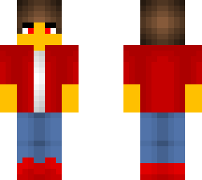 male - red coat