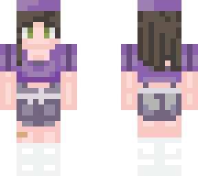 purple beret girl