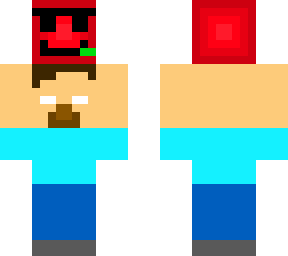 herobrine con mi cabeza