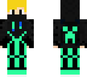 neon hoodie black gamer
