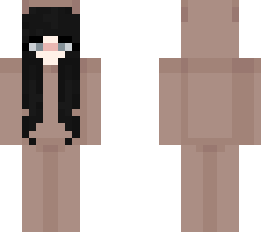 blach hair bear girl