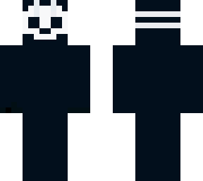 ghost with black suit