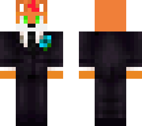 kevin overkilll v2 in a suit with a blue flower