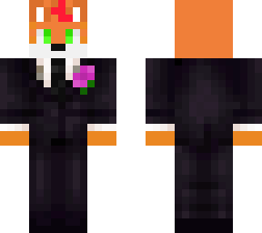 kevin overkilll v2 in a suit with a pink flower
