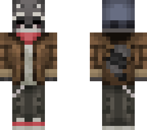 leather jacket raccoon