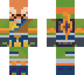 naruto x tmnt | michelangelo (masked)