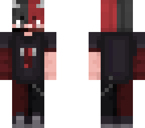 red and black for | Minecraft Skin