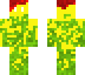 yellow guy with green