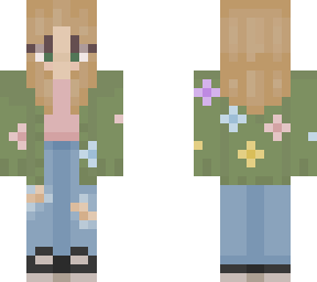 flower girl with green eyes