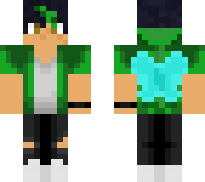 green ein with wings